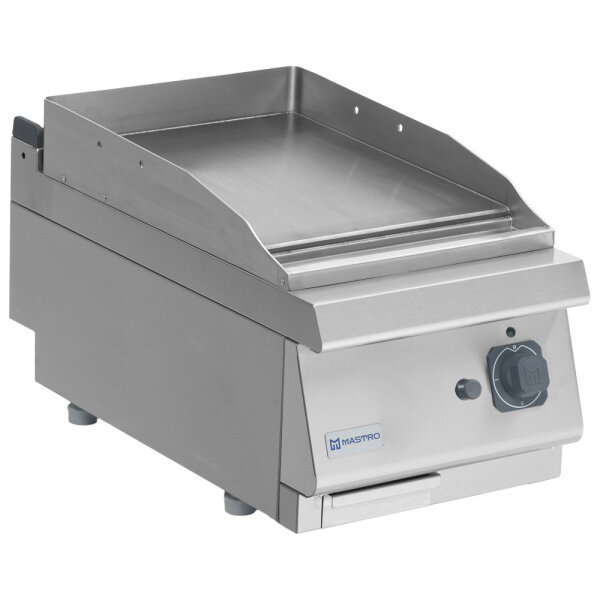 Gas griddle plate, tabletop model, smooth plate