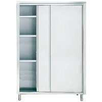 armario vertical con puertas correderas y 3 estantes,...