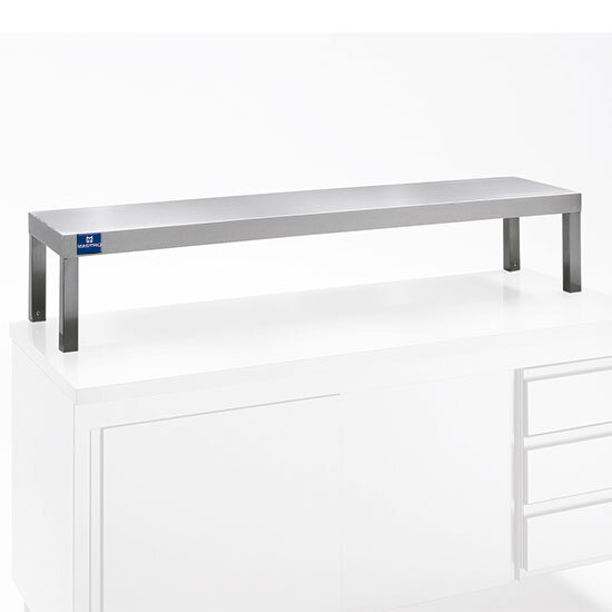 mensola, sovrastruttura singola, fianchi aperti, 1600x350 mm