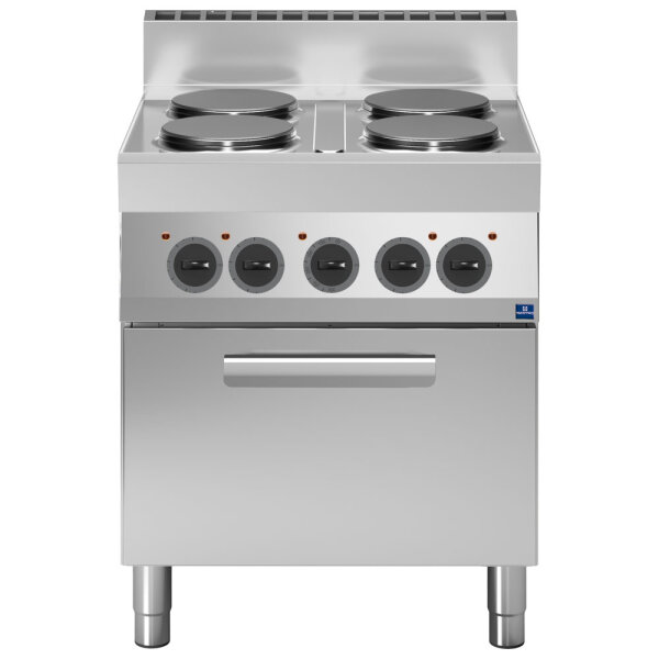 Electric range, 4 plates, 1 electric convection oven