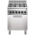 Fogão elétrico, 4 placas, 1 forno elétrico de convecção com grill elétrico