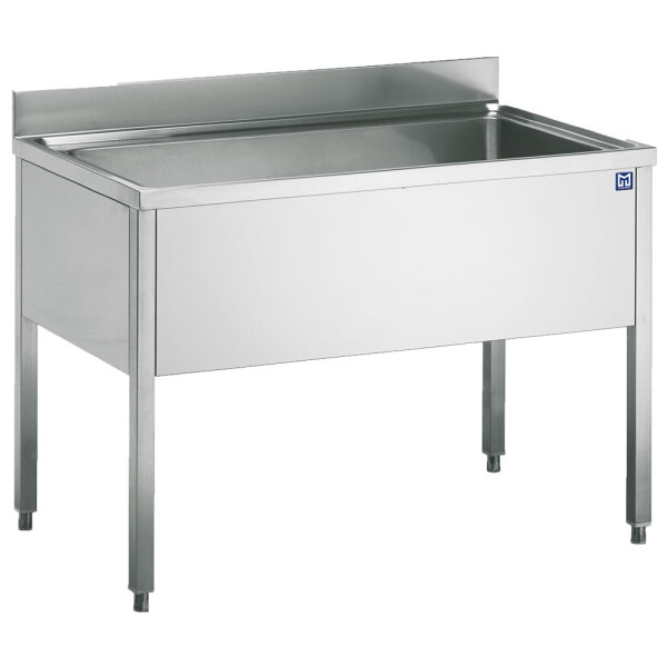 plonk unit with backsplash, without bottom shelf, 1000x700 mm