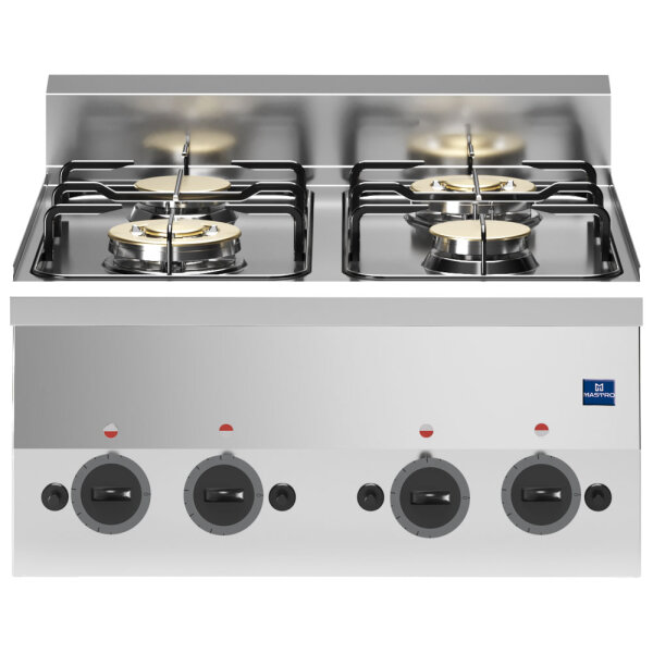 Plan de cuisson à gaz, 4 brûleurs