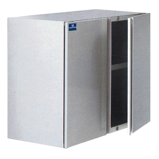 Wandhängeschrank mit 2 Flügeltüren und Zwischenboden, 800x400 mm