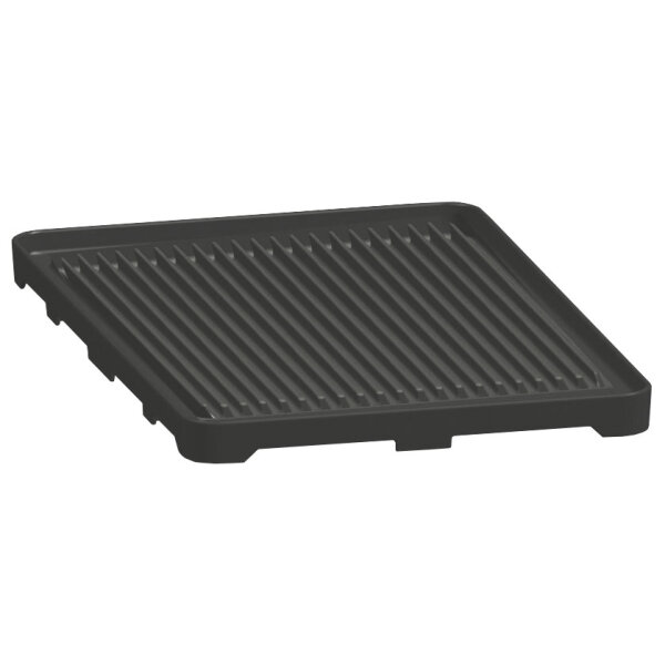 Grooved plate, 1 burner