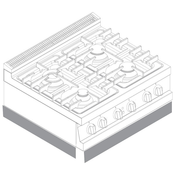 Zoccolo per modulo da banco da 400 mm