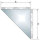 Stainless steel wall support, ø 200 mm