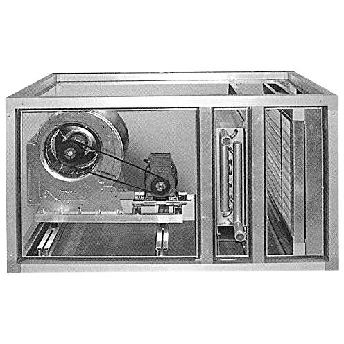 Unidade termoventilada para aquecimento de ar, 2 velocidades, 2100|3000 m³/h