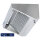 wall-mounted hood Snack version with motor, lighting and speed governor, 1400x1100 mm