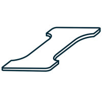 Einlage für quadratische Elektroplatten