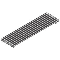 Reversible cast iron grill, meat/fish