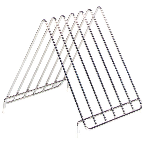 Suporte em inox para 6 tábuas de cortar com espessura máxima de 3 cm