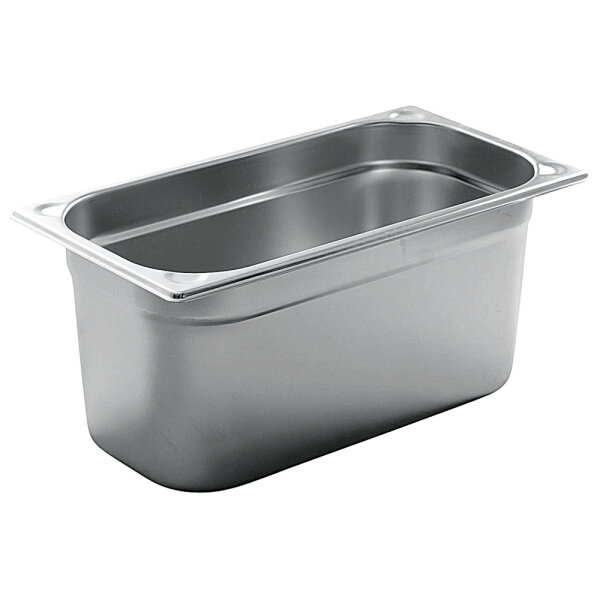 GN container in stainless steel, GN 1/3 h=100 mm