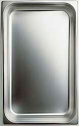 GN container in stainless steel, GN 1/9 h=65 mm