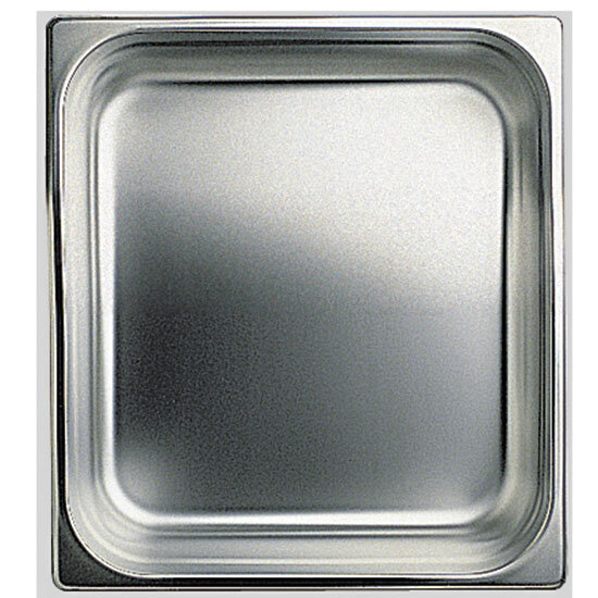 GN container in stainless steel, GN 1/6 h=200 mm
