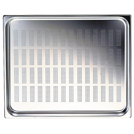 Bac GN perforé en inox, GN 1/2 h=40 mm