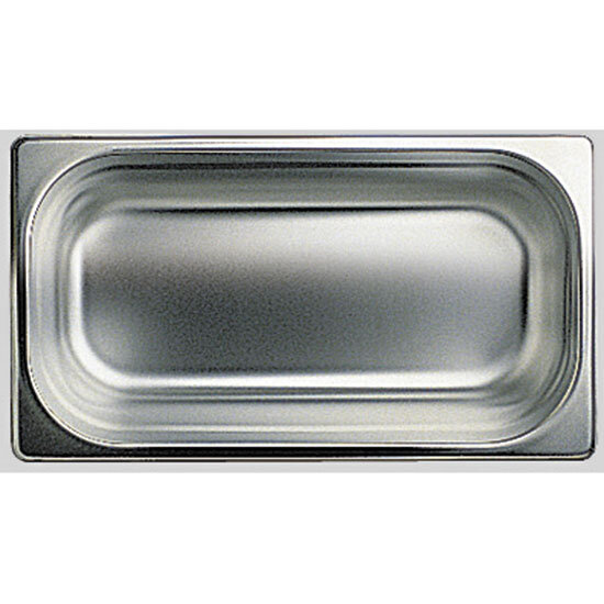 GN container in stainless steel, GN 1/3 h=200 mm