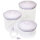 Vacuum container set (3 pcs), 0,75 + 1,4 + 2,0 litres