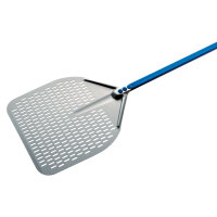 pizza shovel, rectangular, perforated, 450x450 mm, l=1700 mm