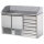 Banco pizza a 2 porte GN 1/1 e 6 cassetti neutri 600x400 mm