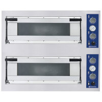 Elektro-Pizzaofen für 6+6 Pizzen ø 35 cm,...