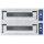Forno pizza elettrico da 9+9 pizze ø 35 cm, controllo meccanico