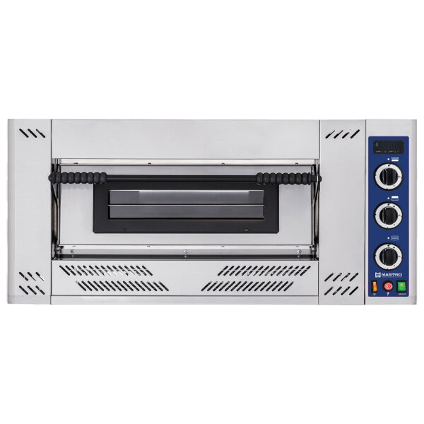 Horno pizza de gas para 4 pizzas ø 30 cm, control mecánico