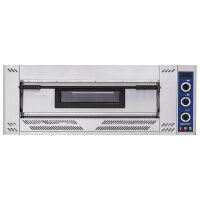 Gas pizza oven for 9 pizzas ø 30 cm, mechanical...