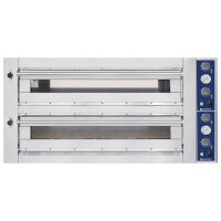 Elektro-Pizzaofen für 6+6 Pizzen ø 35 cm,...