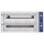 Forno pizza elettrico da 6+6 pizze ø 35 cm, controllo meccanico