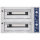 Forno pizza elettrico da 6+6 pizze ø 35 cm, controllo meccanico