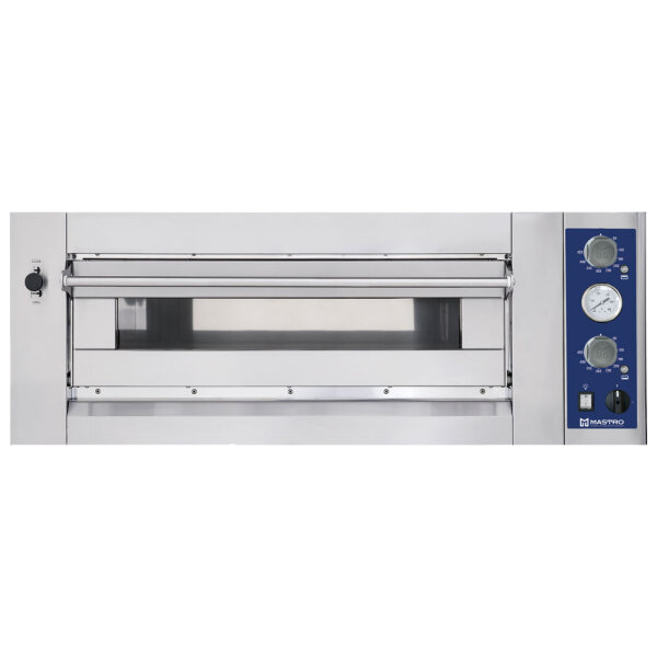 Horno pizza eléctrico para 6 pizzas ø 35 cm, control mecánico
