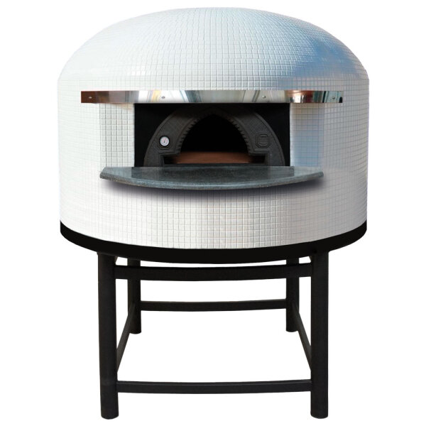 Forno pizza a legna, platea ø 1500 mm, capacità 8 pizze