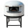 Forno pizza a legna, platea ø 1200 mm, capacità 5 pizze