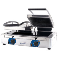 Kontaktgrill mit 2 Ceranplatten, glatt/gerillt, 2x...