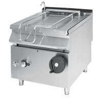 Sarten a gas, capacidad 120 litros, pozo en acero inoxidable