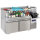 Cocktail Bar Station gekühlt mit 2 Schubladen, Spülbecken rechts und Eiswanne 1200x600 mm