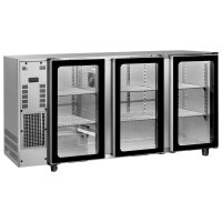 Barkühlschrank mit 3 Glasflügeltüren, 587...