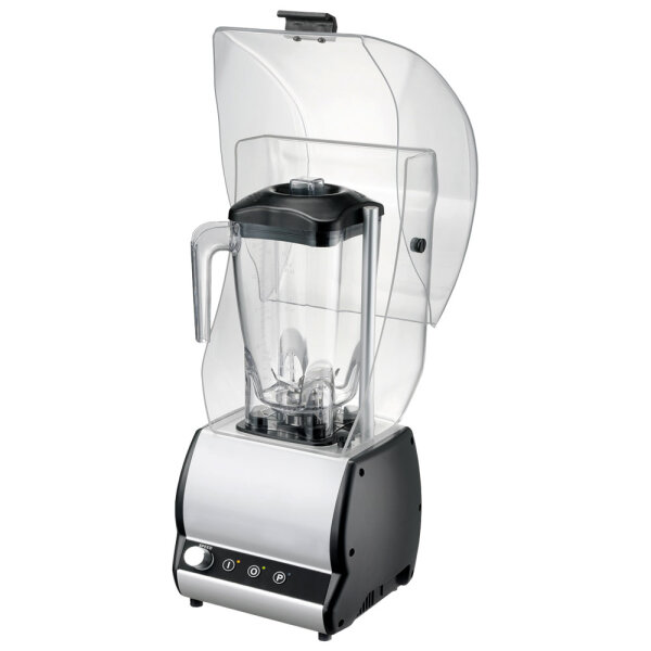 Drink blender with 1 cup 2 litres, variable speed and sound reduction hood