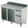 Coffee machine counter 1500x600 mm with drawer, coffee ground drawer, waste bin, 2 machine compartments