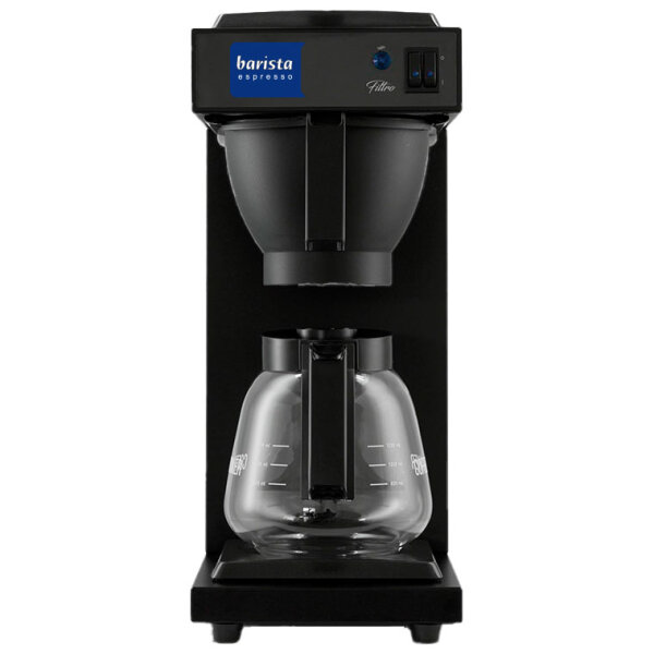Percolateur café avec 1 carafe 1,8 litres et 2 plaques chauffantes, remplissage deau manuel