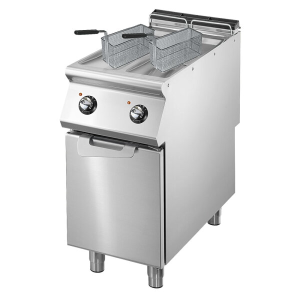 Fritadeira elétrica, capacidade 2x 8 litros