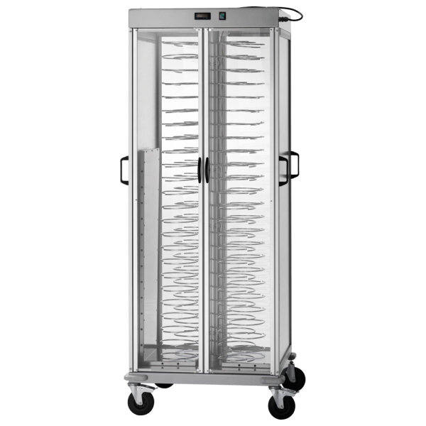 Carrello portapiatti riscaldato, +60°C, 88x ø 250÷310 mm