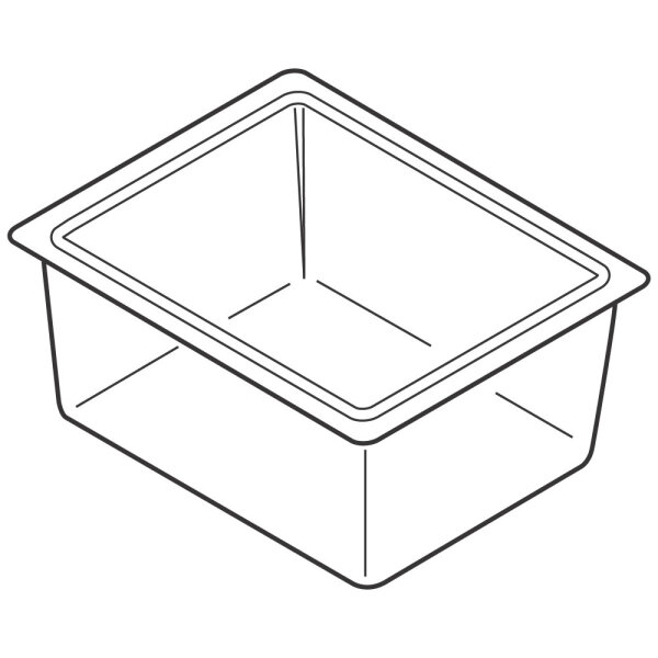 Recipiente de plástico para pan, 600x700 mm