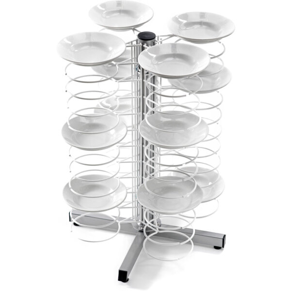 Coluna porta-pratos, capacidade 48 pratos ø 180-240 mm