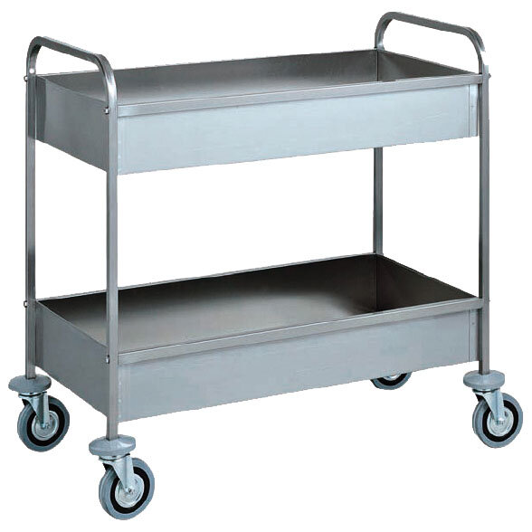 Clearance trolley with 2 trays 900x500x150 mm