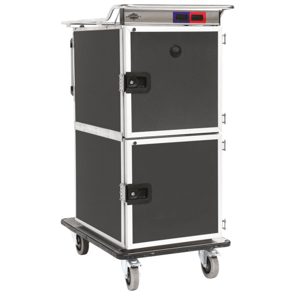 Carrello termico e refrigerato per banquet da 6+6x GN 1/1 max. h= 65 mm, +65°/+75°C | +4°/+10°C