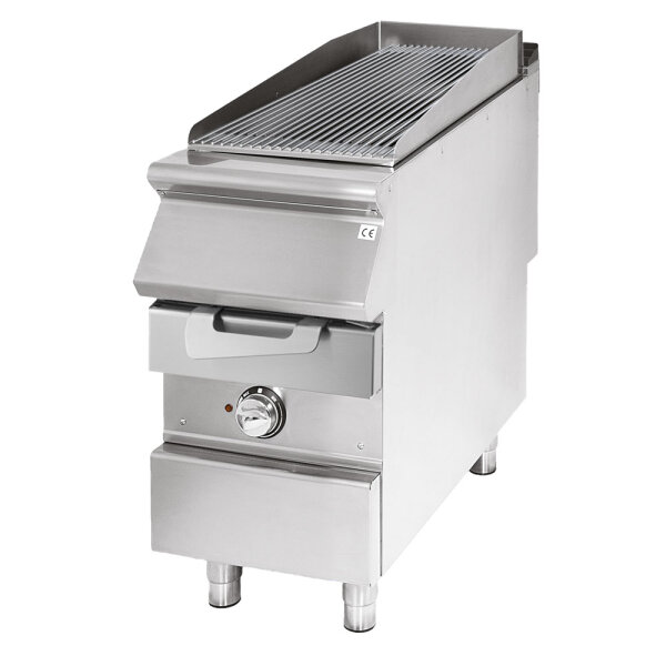 Elektro-Grill, Kochzone in Edelstahl, Fleisch/Fisch