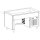 Unit with refrigerated tank on bridge stand, 3x GN 1/1