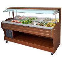 kaltes Buffet mit statischer Kühlung, Wandmodell, 6x...